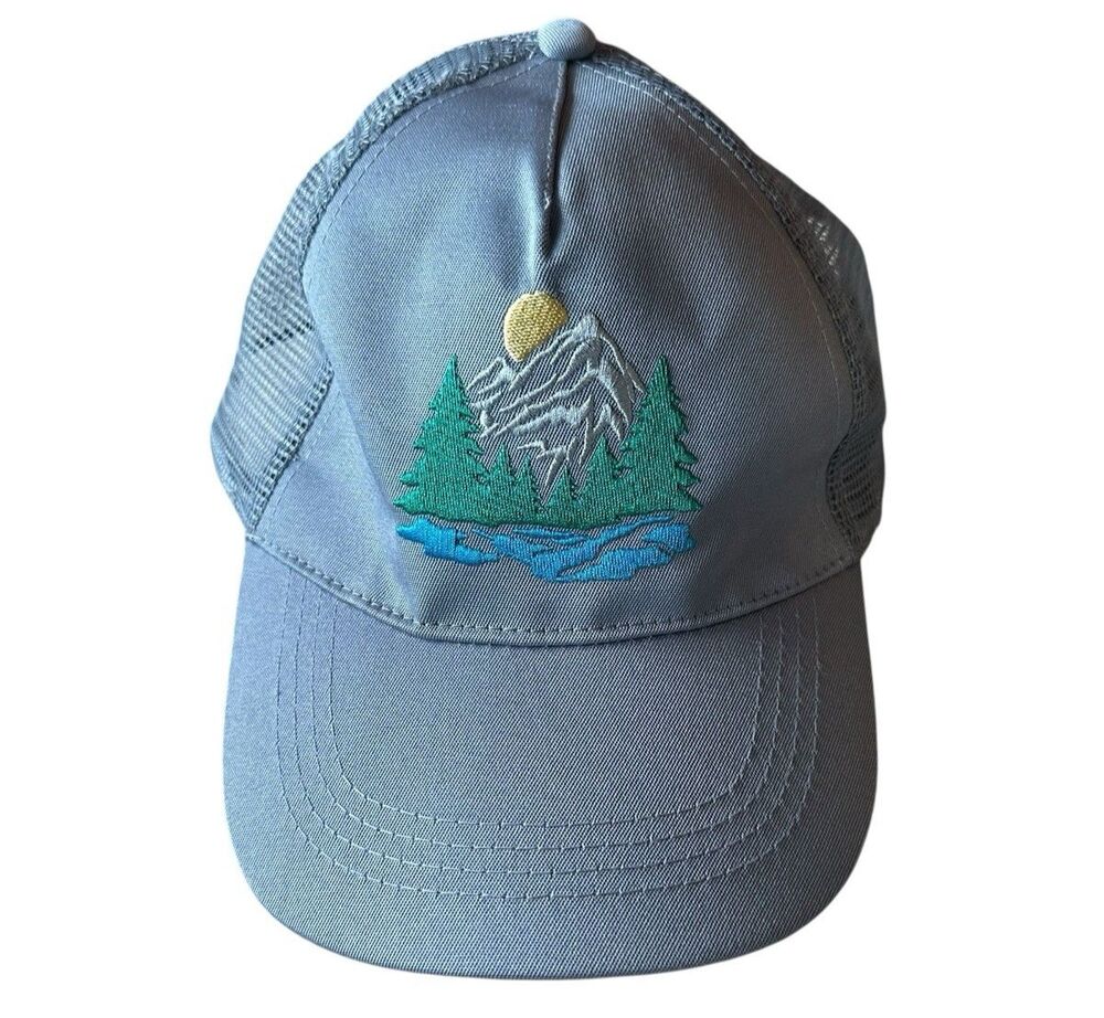 NEW Gray Mountain Outdoors Adult Trucker Hat Adjustable One Size Sun & Sky